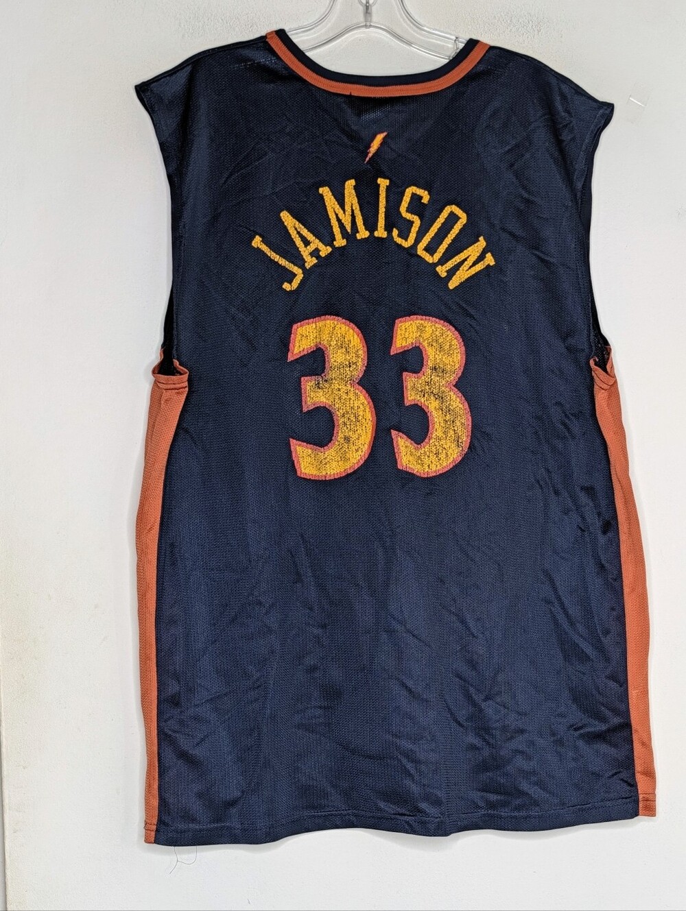 Vintage Golden State Warriors Antawn Jamison Basketball Jersey men's size large